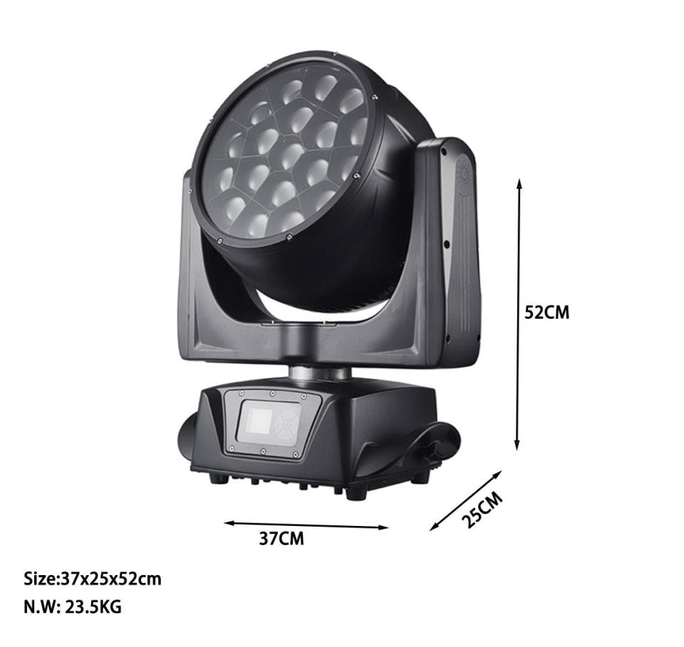 NovaBright NB-1940 LED Outdoor Waterproof 19pcs 40w Bee Eye Moving Head Light