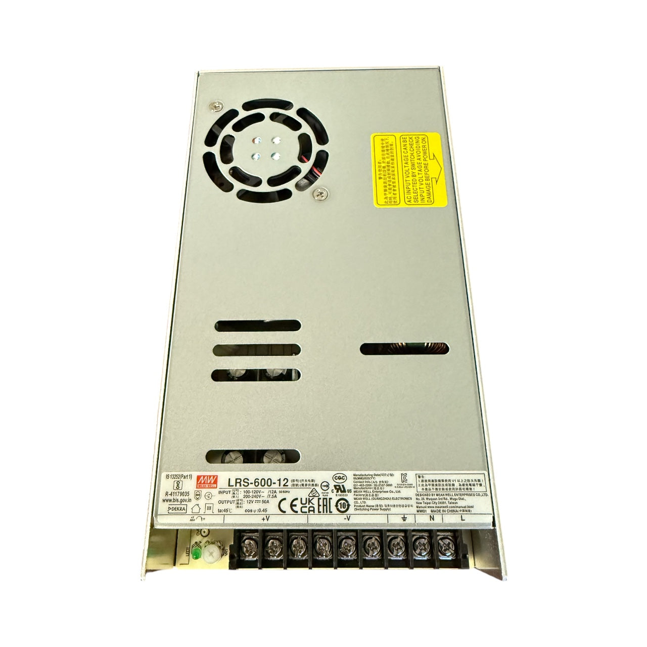 Meanwell LRS-600-12 Power Supply 600W 50A