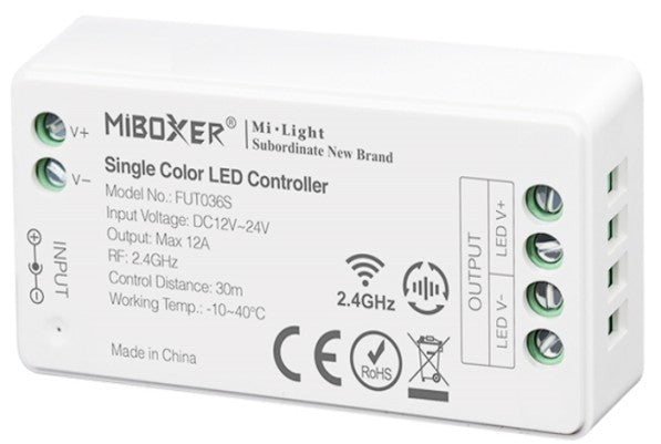MiBoxer 2.4GHz Single Color LED Controller FUT036S