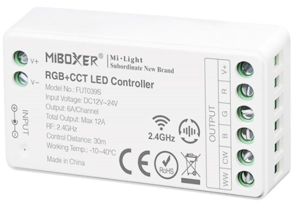 MiBoxer 2.4GHz RGB+CCT LED Controller FUT039S
