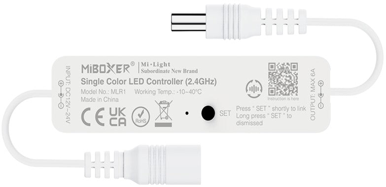 MiBoxer Mini Single Color LED Controller (2.4GHz) MLR1