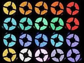 12V LED Strip Lights ~ 12V RGB LED Light Strips ~ 5050 RGB ~ 5050 RGB LED Kit;12V Accent Lighting - NovaBright LED Strip Lights 5050SMD Color Changing RGB Super Bright 16 Ft Reel RGB150 LED Kit