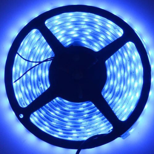 12V LED Strip Lights ~ 12V Single Color Light Strips ~ 5050SMD Single Color ~ 5050 Single Color LED Kit - NovaBright 5050SMD Ultraviolet Purple Chip Flexible LED Light Strip UV 16 Ft Reel Kit