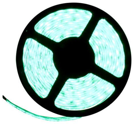 12V LED Strip Lights ~ 12V Single Color Light Strips ~ 5054SMD Single Color ~ 5054 Single Color Reel Only - 5054SMD NovaBright Green Super Bright Flexible LED Light  Strip 16 Ft Reel Only