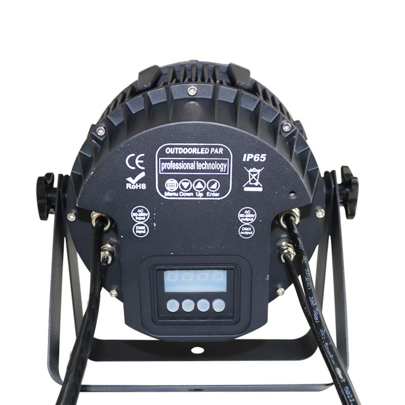 18x18W NB-102 RGBWA-UV Six color 6in1 LED IP65 Outdoor Professional LED Stage Light Waterproof Die Cast Aluminum Body