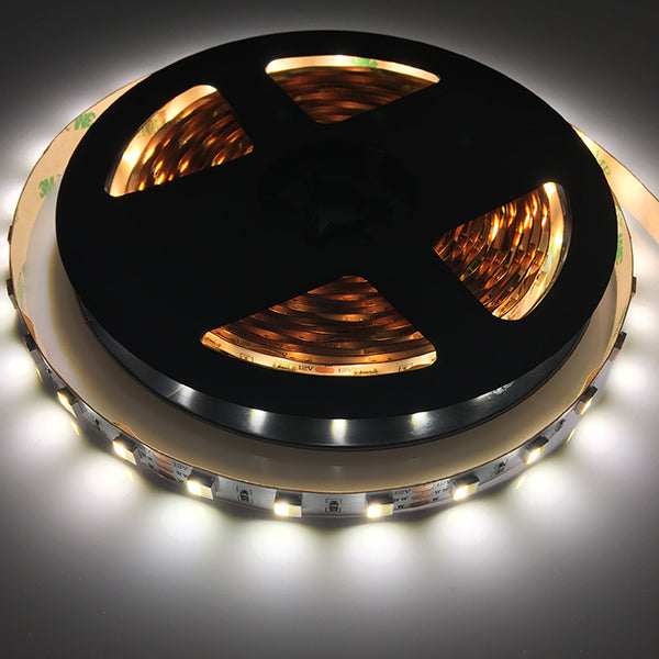 Nova Bright Eclipse-T3 Dual Color CCT CRI 95+ LED Strip Light 2 IN 1 Chip Warm White 3200K + White 5600K 12V UL 5050SMD IP20 Reel - HOLLYWOOD LEDS