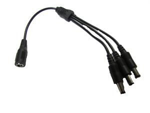 LED Strip Accessories ~ Single Color LED Strip Accessories ~ Single Color LED Connectors - DC Splitter 1 To 3 For 12V- 24V LED Light Strips DC-3SPLITTER