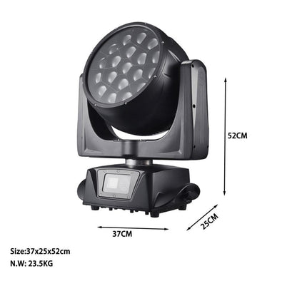 NovaBright NB-1940 LED Outdoor Waterproof 19pcs 40w Bee Eye Moving Head Light