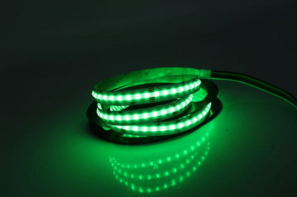 NovaBright 24V RGB+CCT 5-in-1 COB LED Strip Light – 560 LEDs/m, 2700K–6500K + RGB, 16W/m, CRI 90+, 12mm 5M 16FT Reel
