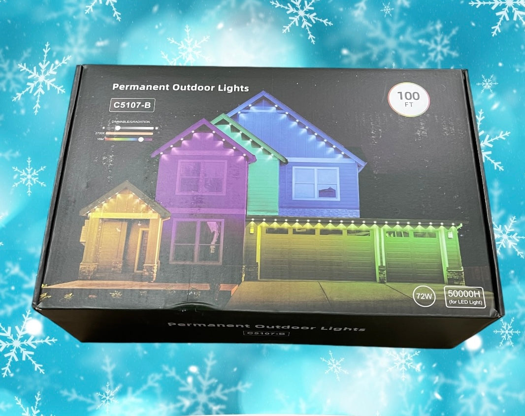 NovaBright 36V 100FT  Permanent LED Outdoor Christmas Lights Holiday Light C5107