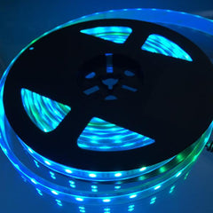 WS2811 24V Nova Bright Color Changing Addressable Super Bright LED Strip Light 32 Ft Reel 300 LEDs IP68 Reel Only