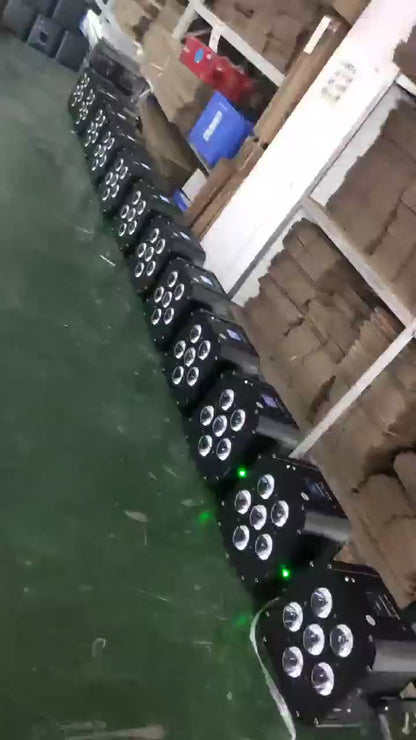 NovaBright NB-H6 6in1 RGBWA-UV Wifi App wireless DMX Battery LED Uplight 6x18W