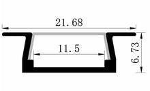 5V Aluminum Profile LED Light Bar 6000K White 2.5FT