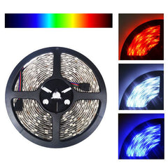 12V LED Strip Lights ~ 12V RGB LED Light Strips ~ 5054 RGB ~ 5054 RGB Reel Only - 5054SMD Nova Bright Color Changing RGB Bright LED Strip Light 16 Ft Reel Only