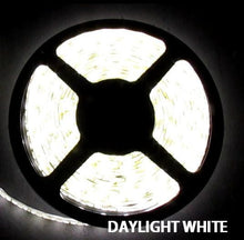 12V LED Strip Lights ~ 12V Single Color Light Strips ~ 5050SMD Single Color ~ 5050 Single Color LED Kit;12V LED Strip Lights ~ 12V White LED Light Strips ~ White (Daylight) - 5050SMD Daylight White Flexible LED Light  Strip 16 Ft Reel Kit - NON WATERPROOF