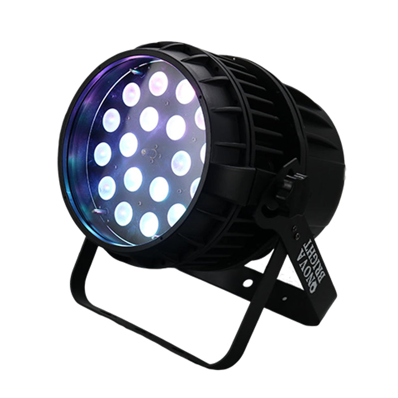 18x18W NB-102Z Zoomable 10-60 Degrees RGBWA-UV Six color 6in1 LED IP65 Outdoor Professional LED Stage Light Waterproof Die Cast Aluminum Body