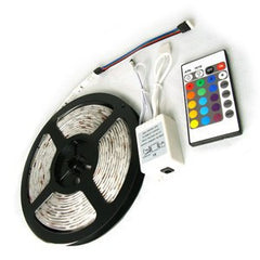 24V LED Strip Lights - 24V 5050 Color Changing RGB Super Bright LED Strip Light 16 Ft Reel 150 LED Kit