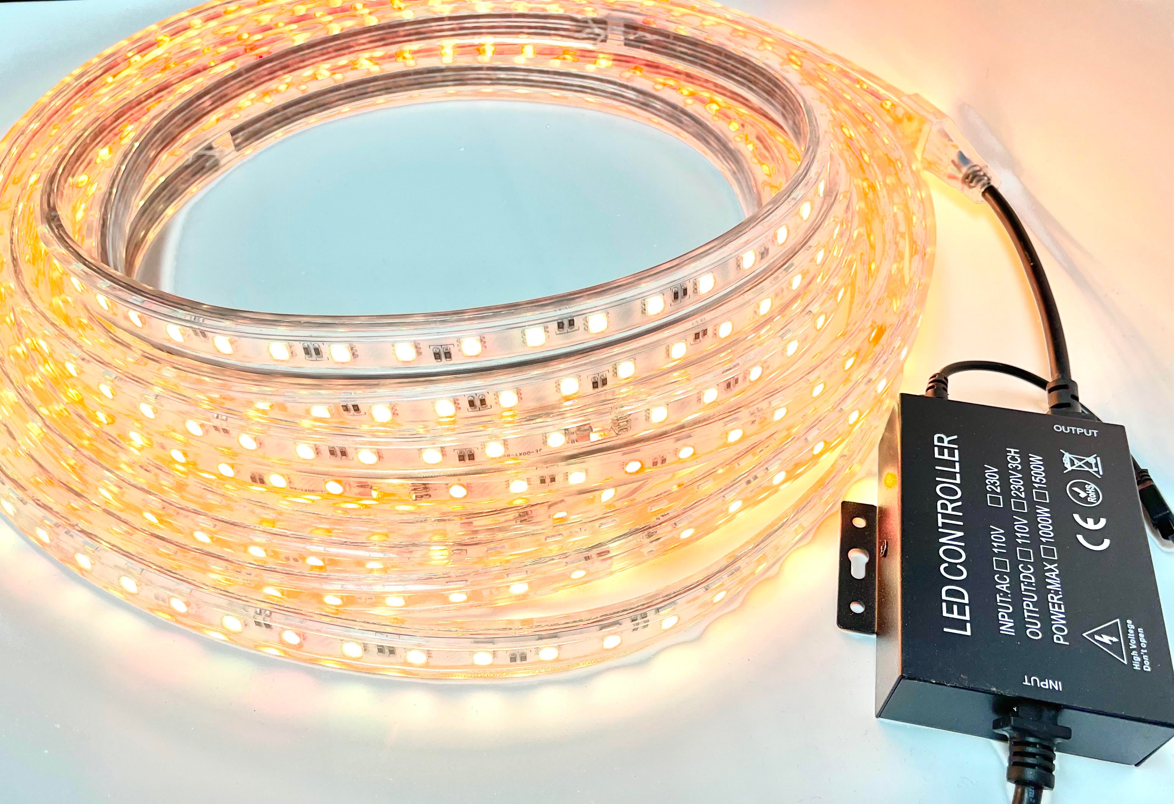 BT-120V Rope Light Remote Control AC 110-240V 1500W Wireless Music IR ...