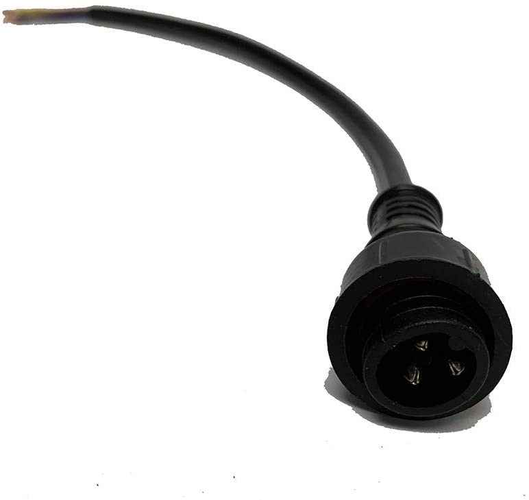 WS2811 IC 12V Digital ADDRESSABLE RGB Full Color Christmas Bullet Pixel LED String Lights 18AWG 4 Inch Spacing IP68 Outdoor Light 2 Pack of 25px(25px)