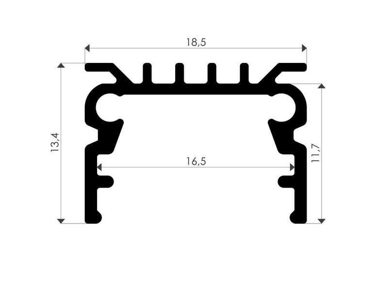 961 Linear Led Profile Aluminum Track 8FT (20 Pack)