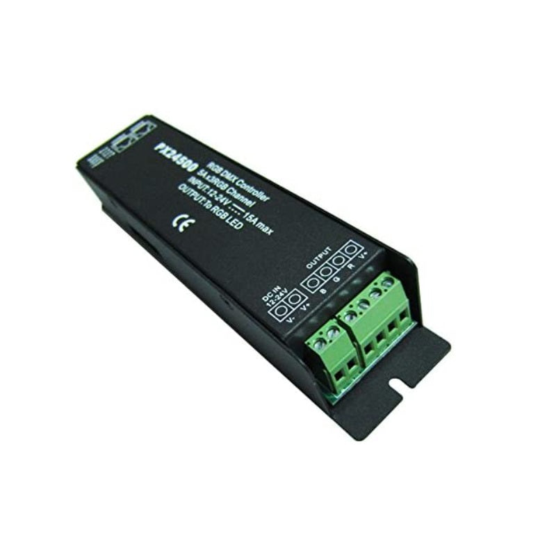 DMX 512 Decoder driver DMX512 PX24500 RGB controller for 12V 24V LED Strip Light