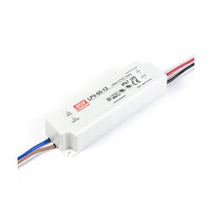 MEAN WELL LPV-60-12 60Watts 12VDC 5Amp C.V LED Driver Single Output Waterproof IP67 LED Power Supply Suitable for LED Strips Light