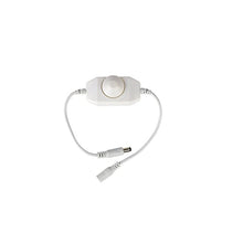 Led Light Dial Dimmer Switch, DC 12V PWM Dimming Controller for 5050 3528 Single Color LED Light Strips, White