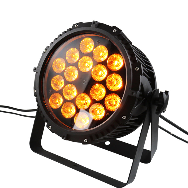 18x18W NB-098 RGB TriColor 3in1 LED IP65 Outdoor Professional LED Stage Light Waterproof Die Cast Aluminum Body