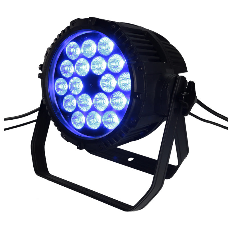 NovaBright NB-099 18x18W RGBW 4in1 LED IP65 Outdoor Professional LED Stage Light Waterproof Die Cast Aluminum Body 45Degrees