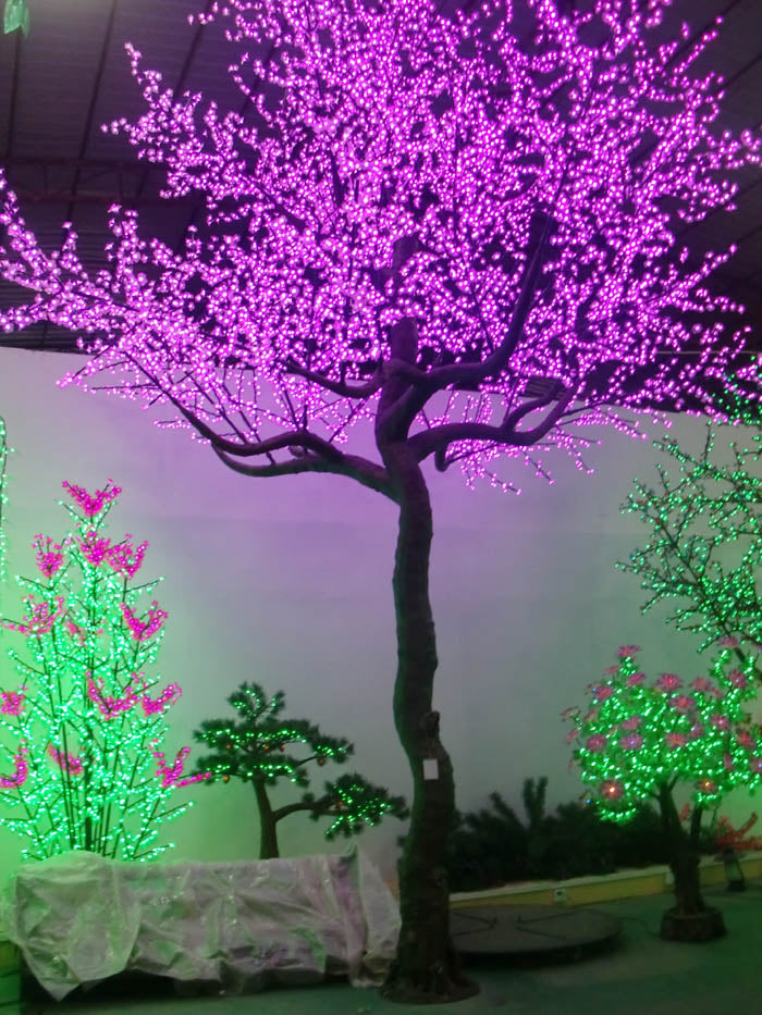 RGB Cherry flower LED Tree with Remote Control 7M 22.9FT Tall CT-7085 ...