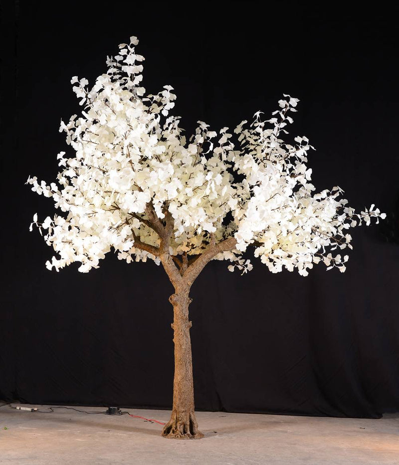 RGB Remote Control Cone Shaped Ginkgo LED Tree 4.3M Tall GT-4126C