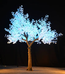RGB Remote Control Cone Shaped Ginkgo LED Tree 4.3M Tall GT-4126C