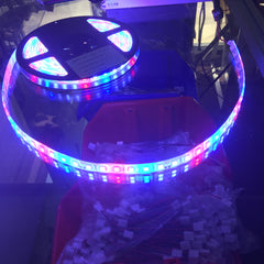 Red White & Blue LED Strip Light 24V 5054 SMD Kit - HOLLYWOOD LEDS