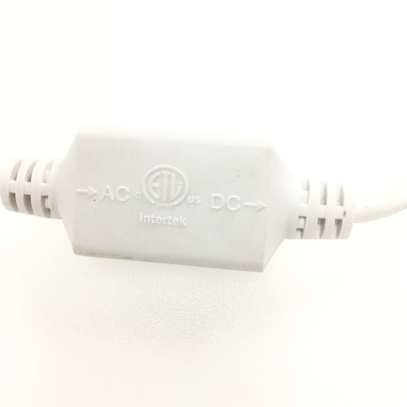 ETL Standard 2 Pin Power Cord for High Voltage 110V 5050 SMD Single Color LEDs Strips ETL2pin-110VS-5050 - HOLLYWOOD LEDS