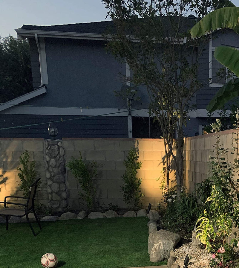 Nova Bright SPB06 Brass LED Spotlight Outdoor Low Voltage Landscape Lights for House Patio Yard Garden Pathway Waterproof Heavy Duty Spot Light IP65 12V AC/DC MR16 Not Included