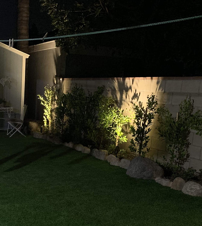 Nova Bright SPB06 Brass LED Spotlight Outdoor Low Voltage Landscape Lights for House Patio Yard Garden Pathway Waterproof Heavy Duty Spot Light IP65 12V AC/DC MR16 Not Included