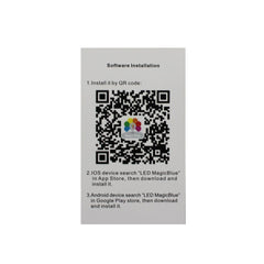 NovaBright RGBW-MINIBT Led Mini RGBW Bluetooth Controller IR Remote DC12-24V 16A for LED Strip Lights - HOLLYWOOD LEDS