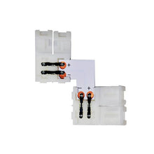 Corner Snap On Connector For Single Color LED 3528 Strips Right Angle