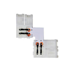 Corner Snap On Connector For Single Color LED 3528 Strips Right Angle