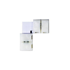 Corner Snap On Connector For Single Color LED 3528 Strips Right Angle