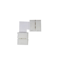 Corner Snap On Connector For Single Color LED 5050 Strips Right Angle