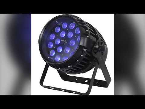 18x18W NB-102Z Zoomable 10-60 Degrees RGBWA-UV Six color 6in1 LED IP65 Outdoor Professional LED Stage Light Waterproof Die Cast Aluminum Body