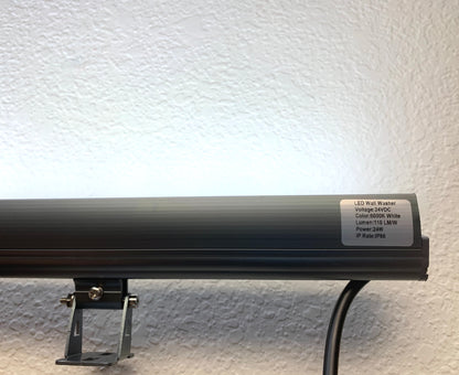NovaBright XT-24W 24W LED Wall Washer 6000K White Light 24V Outdoor Rated IP65 Aluminum Body 2400 Lumens