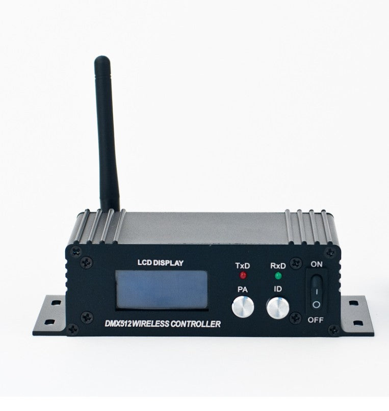 Wireless DMX Transmitter or Receiver DMX512 2.4GHz Digital Display 400 Meter Communication Distance XLR3 - HOLLYWOOD LEDS