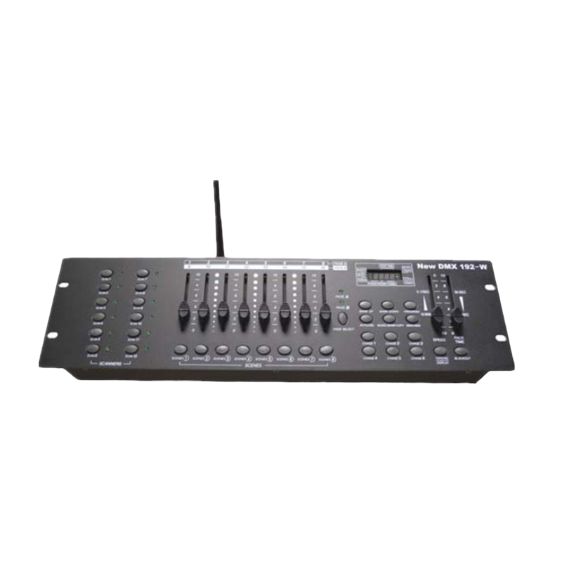 NovaBright NB-192 Universal DMX Controller Console 192 Channels 6 Chases 240 Scenes with DMX Transmitter