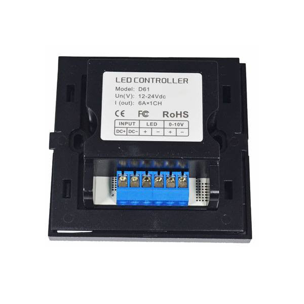 LED Strip Accessories ~ RGB LED Strip Accessories ~ RGB Controllers - NovaBright D61 Wall Mounted LED Knob Dimmer Panel