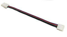 LED Strip Accessories ~ RGB LED Strip Accessories ~ RGB LED Connectors - 5050 RGB Strip Snap On Connector 10mm With 6 Inches Of Wire (Pack Of 10)