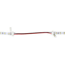 LED Strip Accessories ~ Single Color LED Strip Accessories ~ Single Color LED Connectors - 5050 Single Color Snap On LED Strip Connector 10mm 6 Inches Of Wire (Pack Of 10)