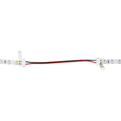 LED Strip Accessories ~ Single Color LED Strip Accessories ~ Single Color LED Connectors - 5050 Single Color Snap On LED Strip Connector 10mm 6 Inches Of Wire (Pack Of 10)
