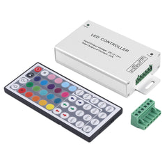 New DC 12V 24A 288W 44key IR Remote Control RGB 3528 5050 SMD LED Strip